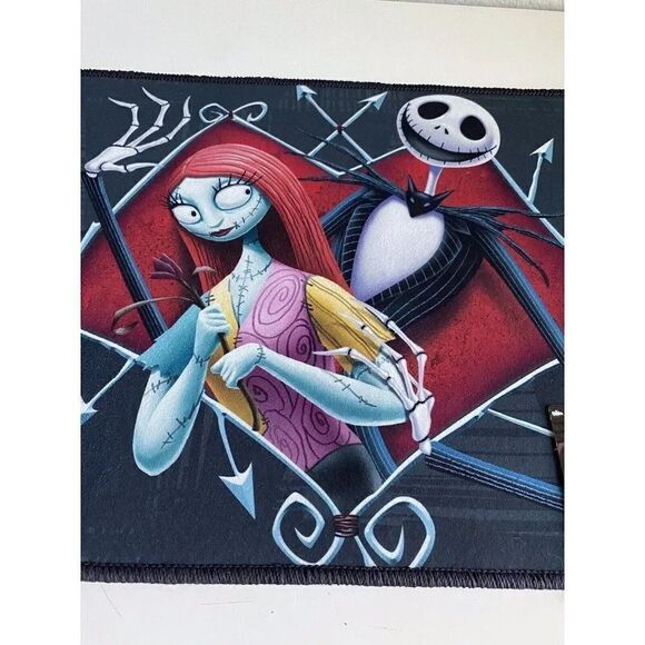 The Nightmare Before Christmas Jack Skellington Sally Halloween Accent Rug 20x32 - Picture 4 of 10